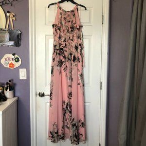 Eliza J Pink Floral Dress
